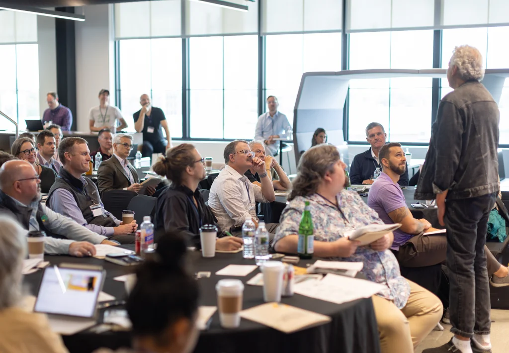 Group of people at a Common Trust community event