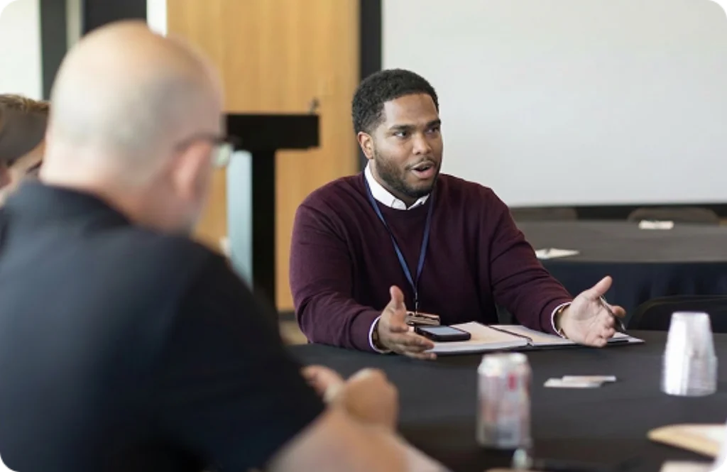 Team in conversation at Common Trust